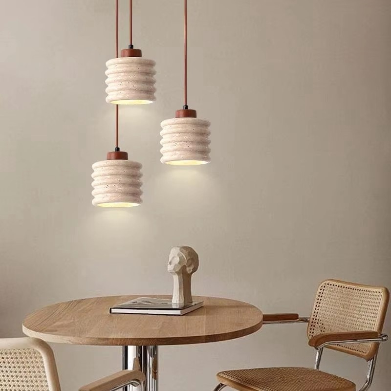 Japanese Lighting Decor - Japon Doğal Sarı Taş Yatak Odası