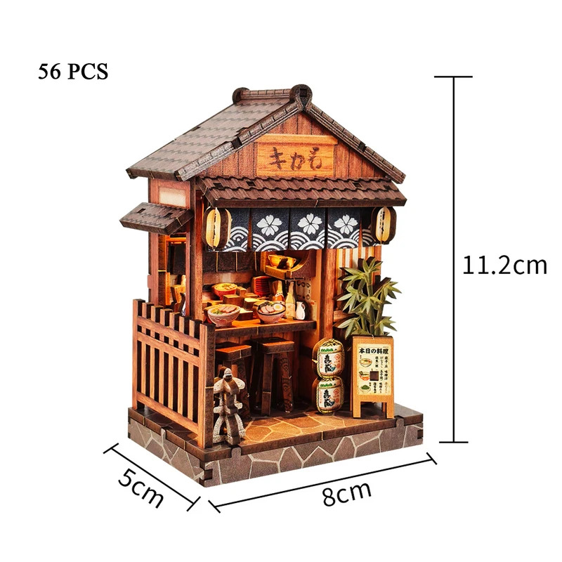 Japanese Lighting Decor - 2027 DIY Ahşap Mini Ev Japon