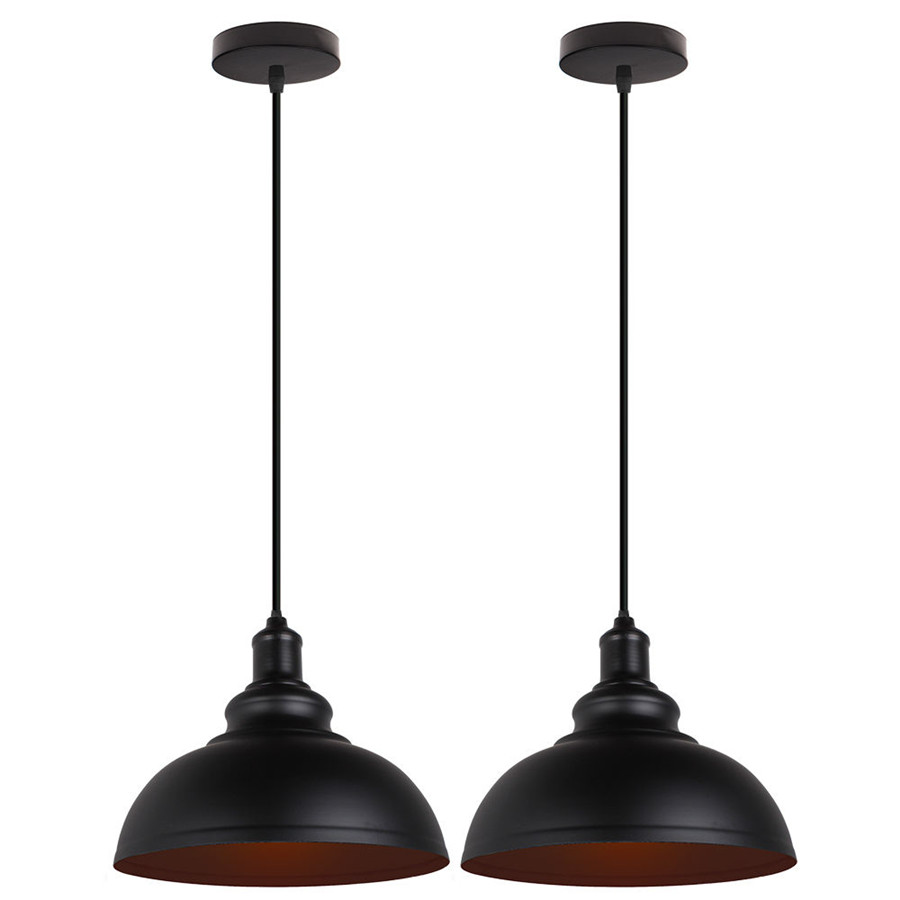 Lighting Decor Store - 2 adet/grup amerikan Loft demir kolye