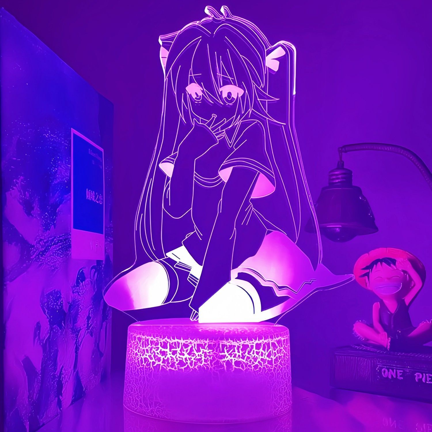 Lighting Decor Ideas - Anime Çevre Birimleri Hatsune Miku Figürü