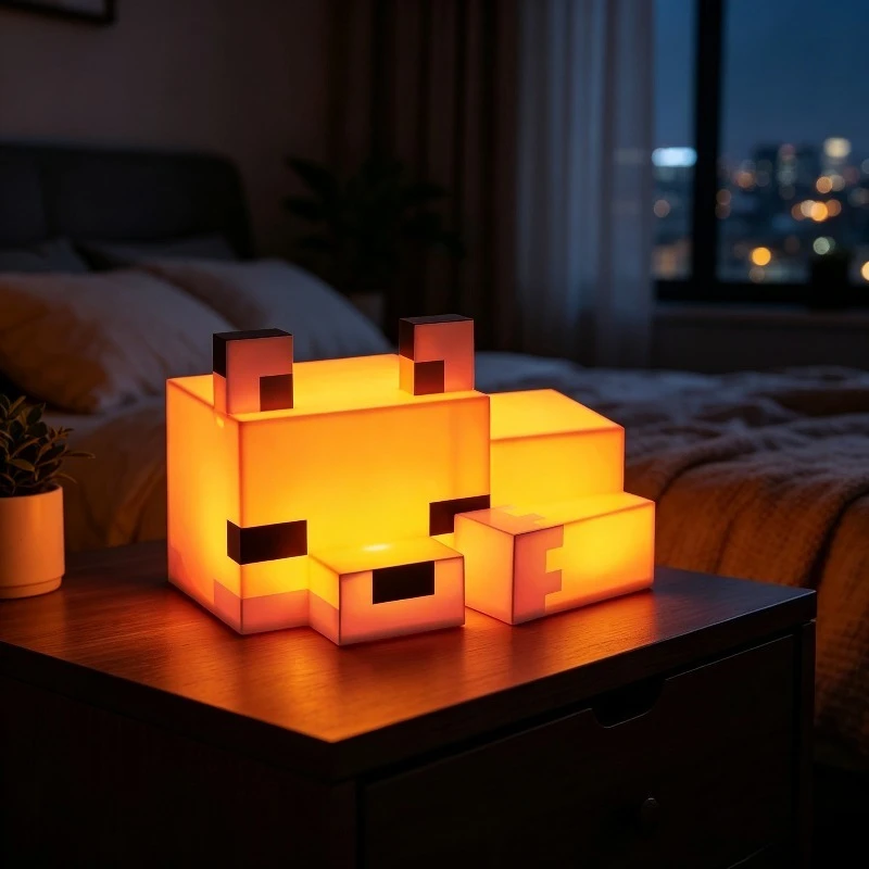 Lighting Decor Minecraft - Popüler, Yeni, Sevimli Tilki Şeklinde Gece