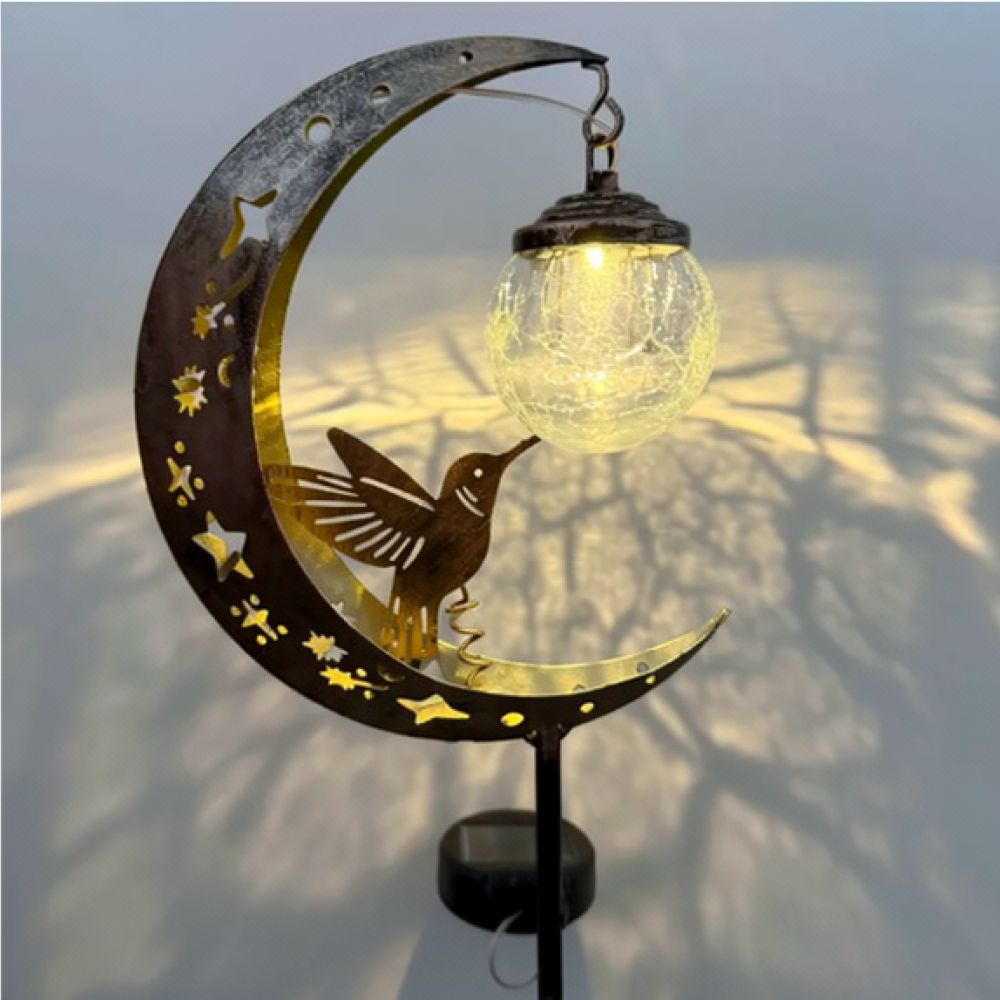 Outdoor Lighting Decor Ideas - Sinek Kuşu Temalı Güneş Enerjili Bahçe