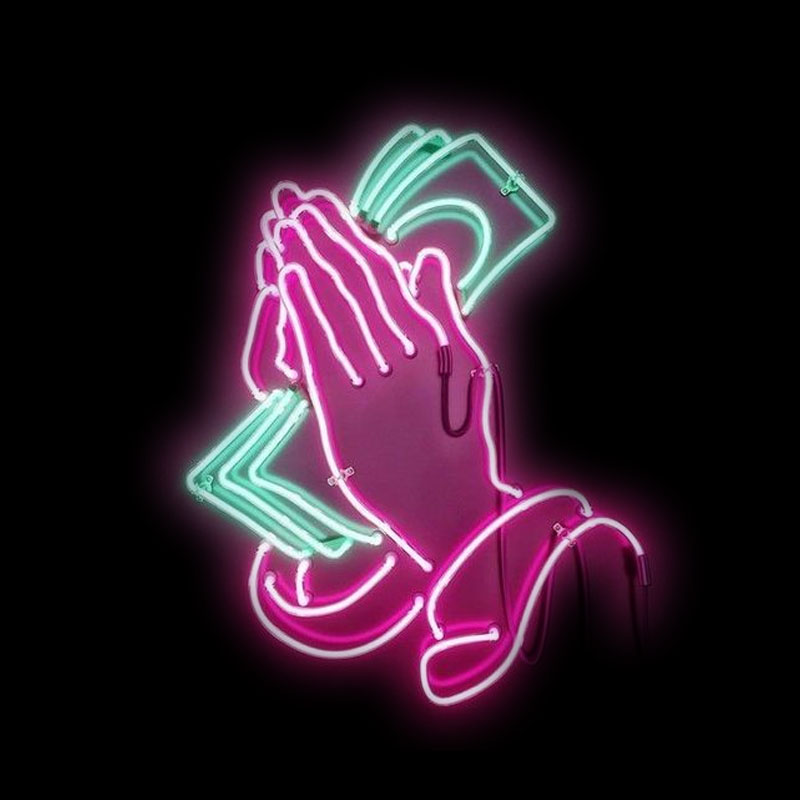 Outdoor Lighting Decor Ideas - Dua Eden Eller Neon Tabela Işığı