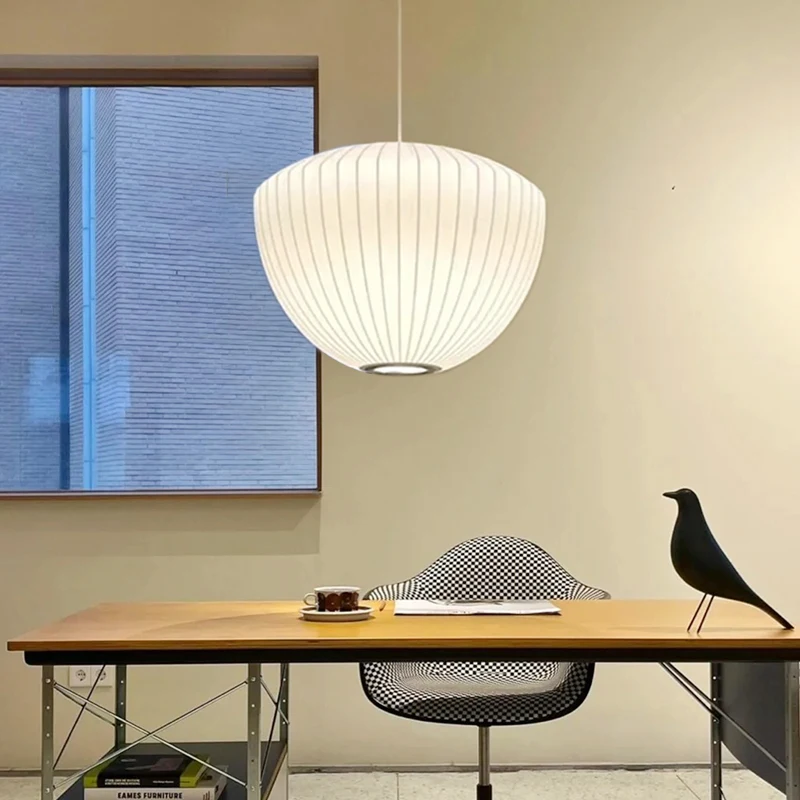 Japanese Lighting Decor - Japon Wabi Sabi Beyaz Ipek E27