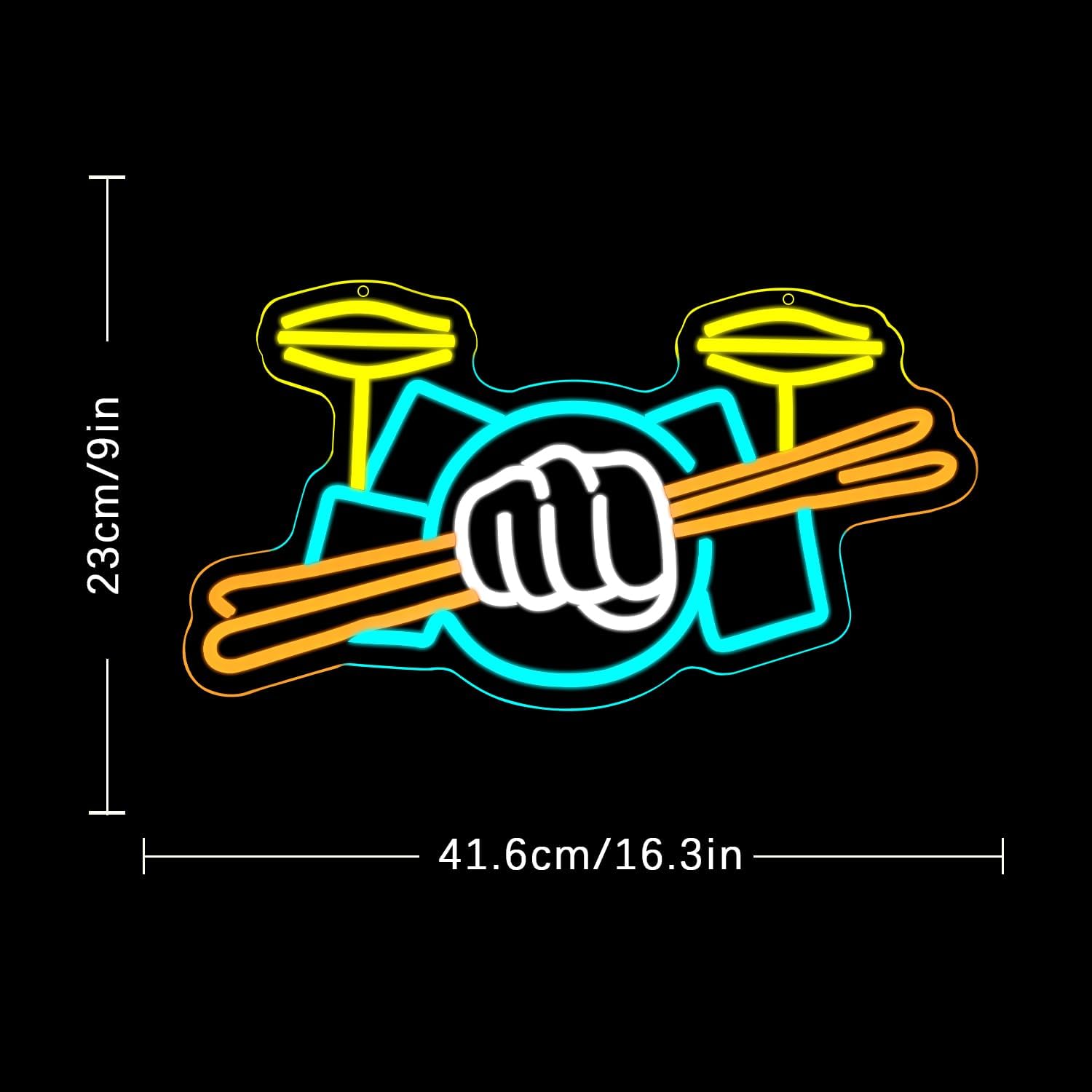 Davul Seti Neon Tabela USB Güç - Lighting Decor Ideas incelemesi ve fiyatı