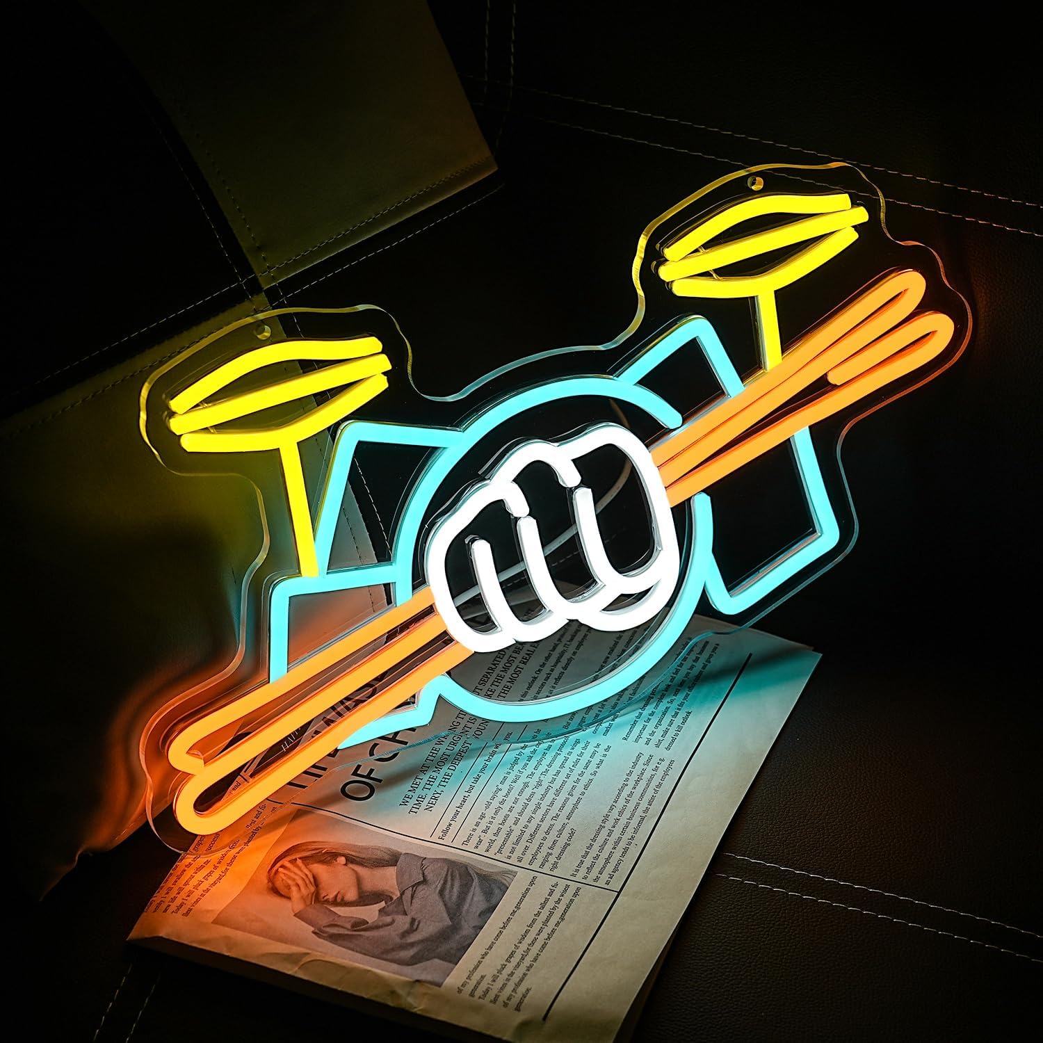 Davul Seti Neon Tabela USB Güç - Lighting Decor Ideas incelemesi ve fiyatı