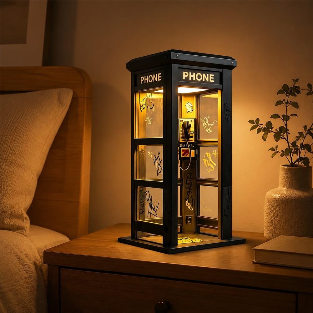 Retro Graffiti Telefon Kulübes - Lighting Decor Ideas incelemesi ve fiyatı