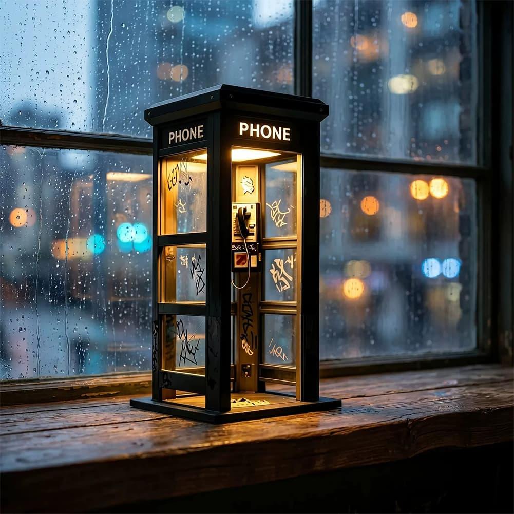Retro Graffiti Telefon Kulübes - Lighting Decor Ideas incelemesi ve fiyatı