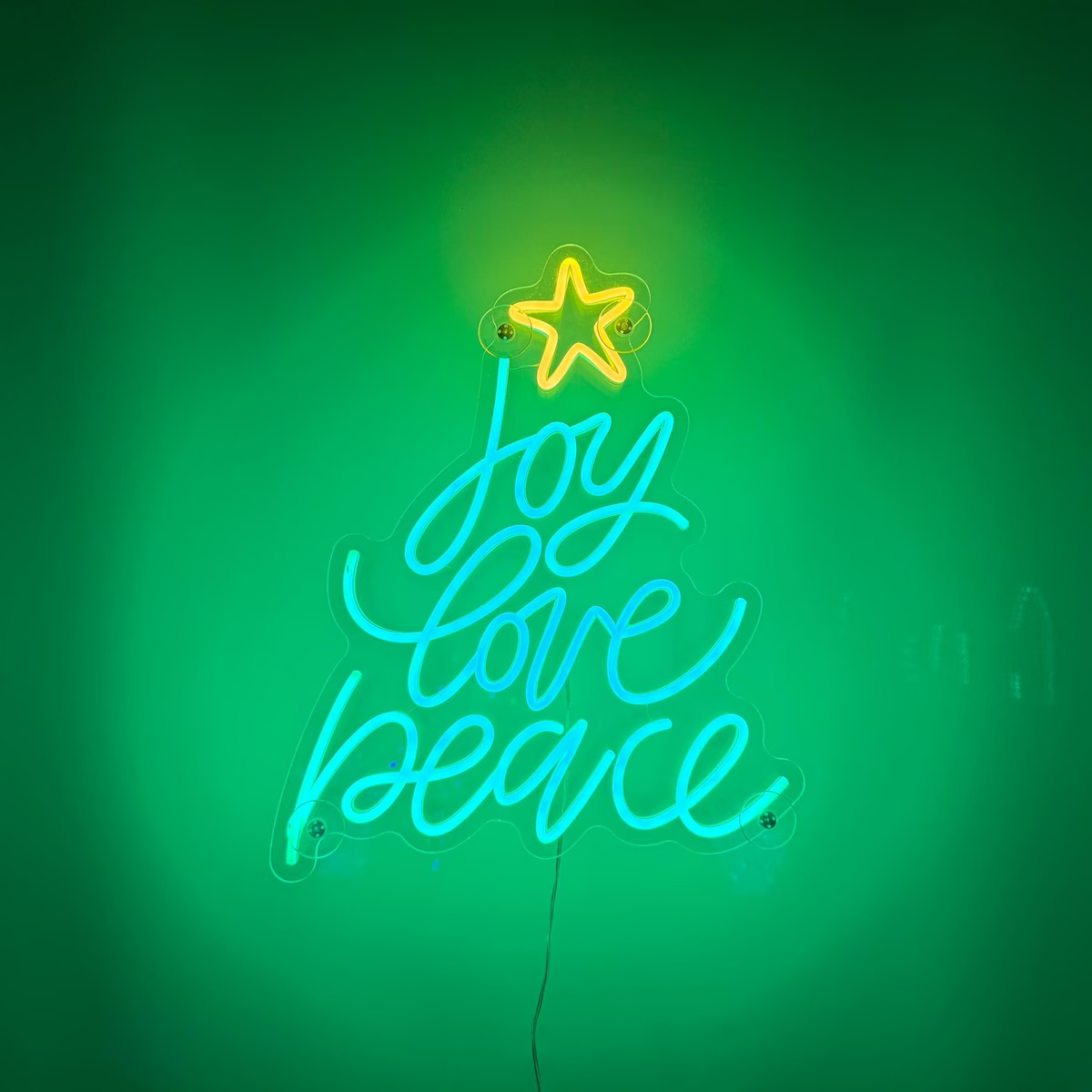 Sevinç, Aşk, Huzur Neon Tabela - Outdoor Lighting Decor Ideas incelemesi ve fiyatı