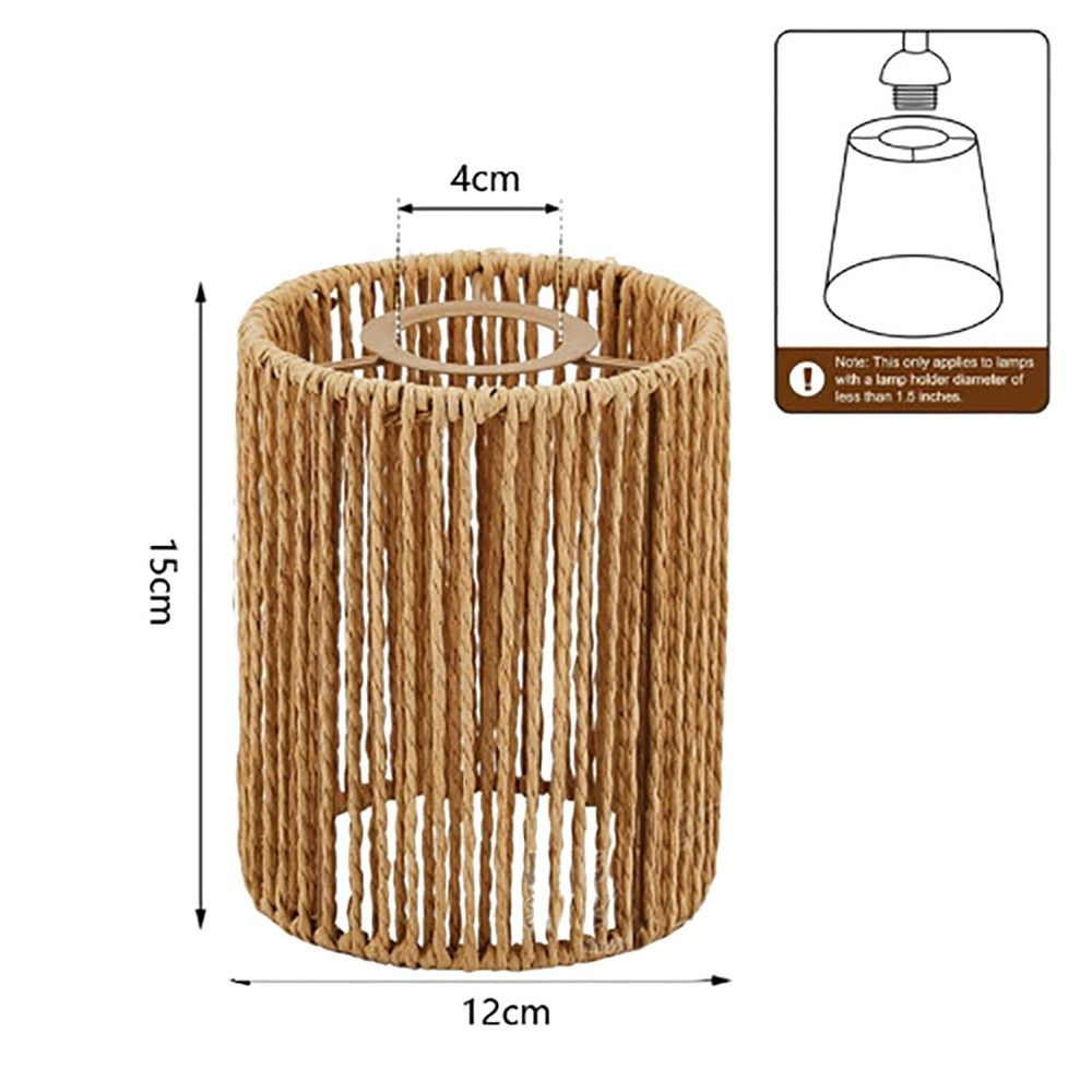 Dokuma Tasarımlı Hasır Abajur  - Geometric Lamp Shade incelemesi ve fiyatı