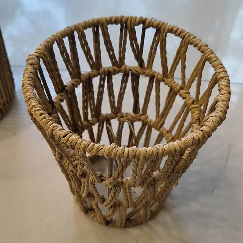 Dokuma Tasarımlı Hasır Abajur  - Geometric Lamp Shade incelemesi ve fiyatı