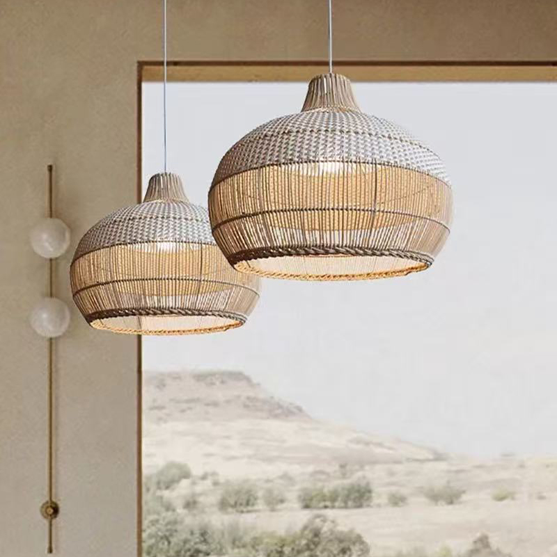 Japon Wabi Sabi Rattan Örgülü  - Japanese Lighting Decor incelemesi ve fiyatı