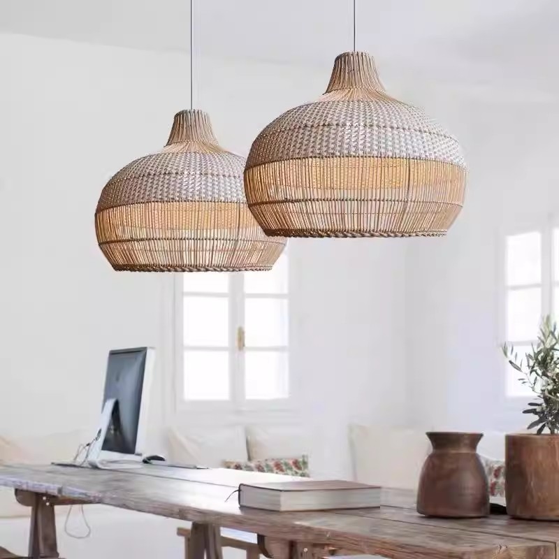 Japon Wabi Sabi Rattan Örgülü  - Japanese Lighting Decor incelemesi ve fiyatı
