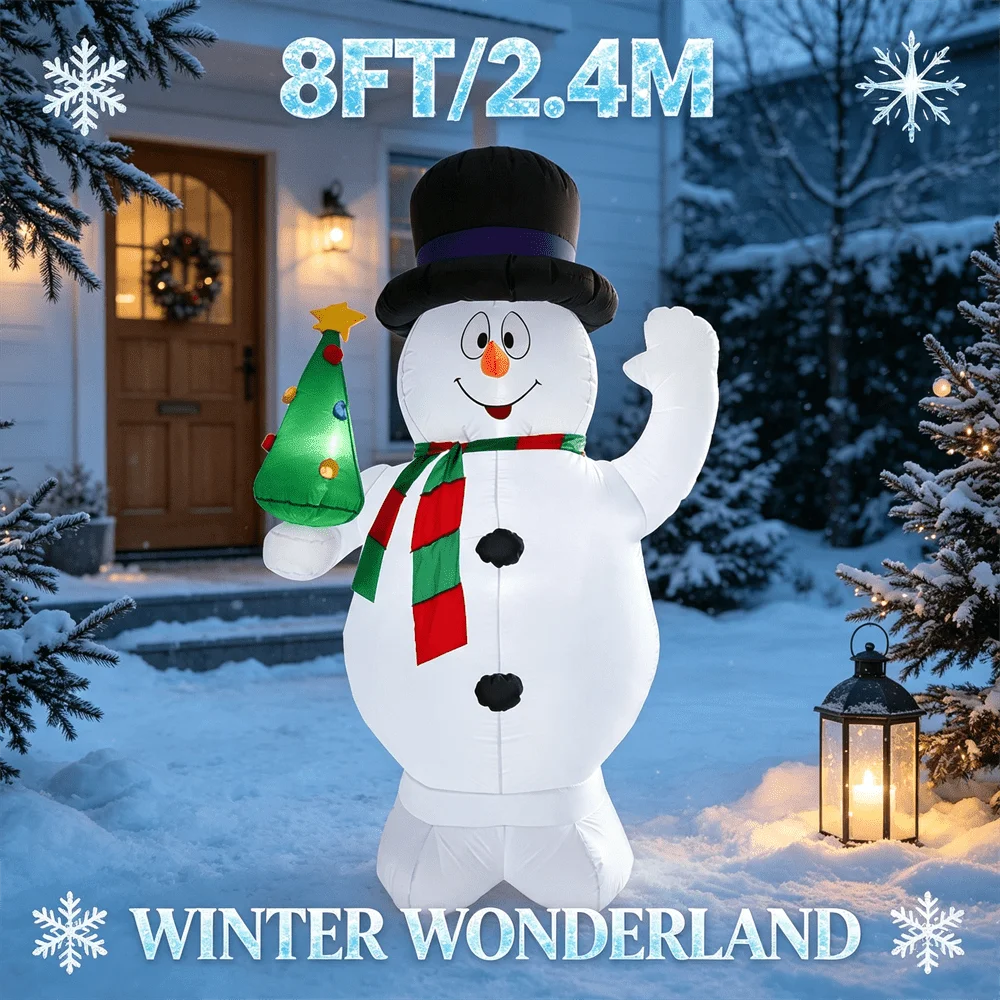 Kış Harikası 8FT/2.4M Boyunda  - Lighting Tree Decor incelemesi ve fiyatı