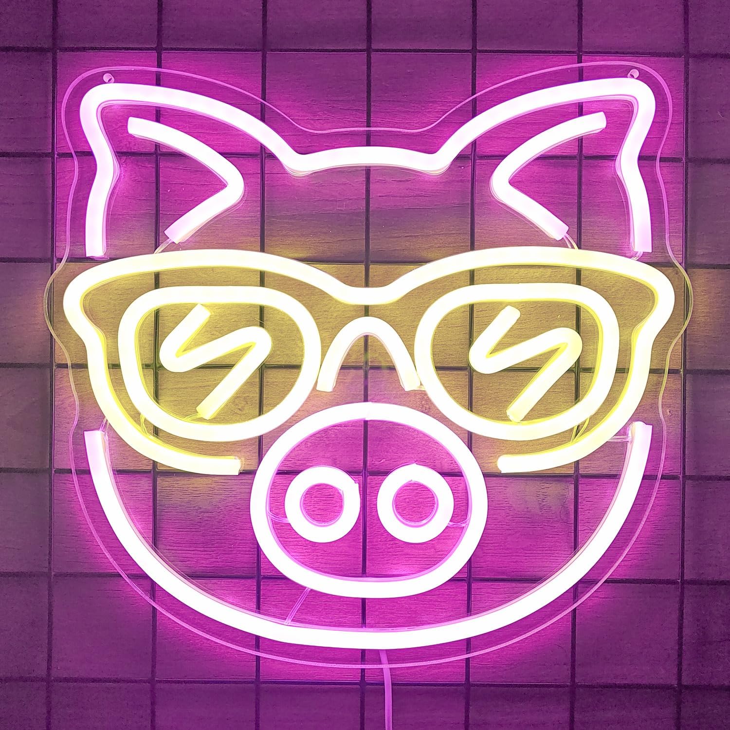 Sarı Gözlü Pembe Domuz Neon Iş - Outdoor Lighting Decor Ideas incelemesi ve fiyatı