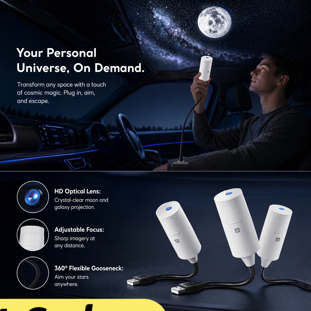 Mini Galaksi Yıldız Projektörü - Home Lighting And Decor incelemesi ve fiyatı