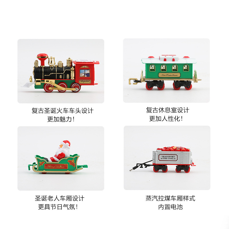 Elektrikli Noel Tren Seti, Müz - Lighting Tree Decor incelemesi ve fiyatı