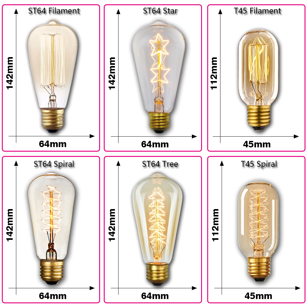 Retro Edison Ampul E27 40W 220 - Lighting Decor Ideas incelemesi ve fiyatı