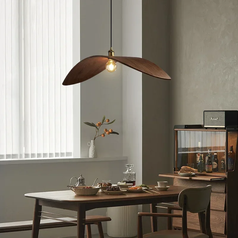 Modern Wabi Sabi Ceviz Avizele - Japanese Lighting Decor incelemesi ve fiyatı