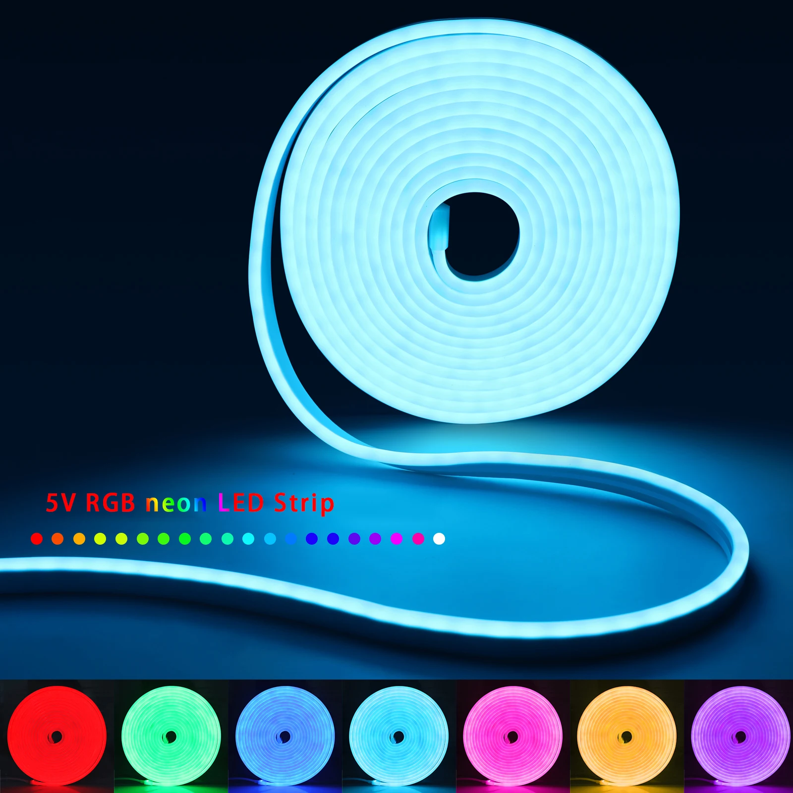1-5m RGB LED Neon Şerit Işık 5 - Lighting Decor Ideas incelemesi ve fiyatı