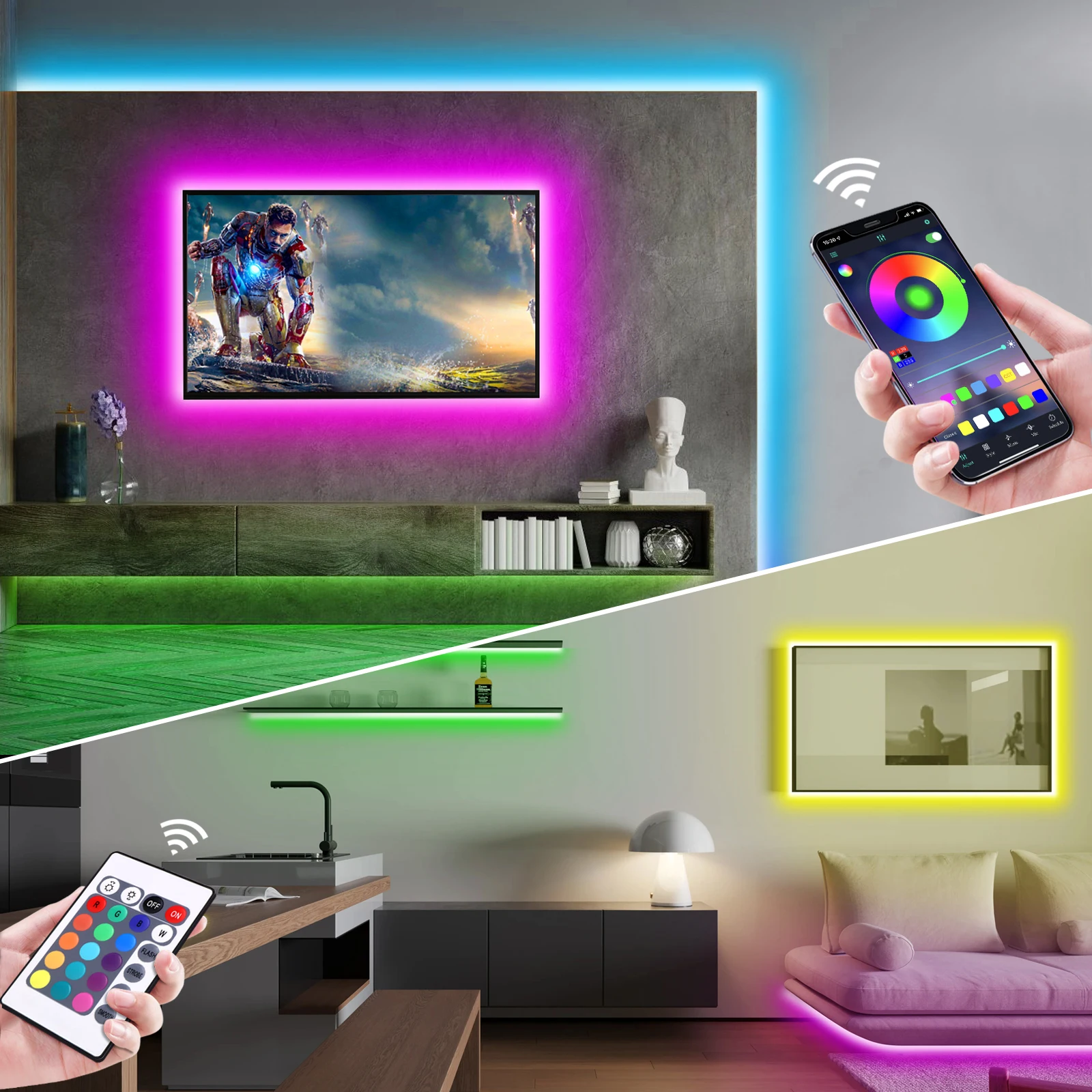 1-5m RGB LED Neon Şerit Işık 5 - Lighting Decor Ideas incelemesi ve fiyatı